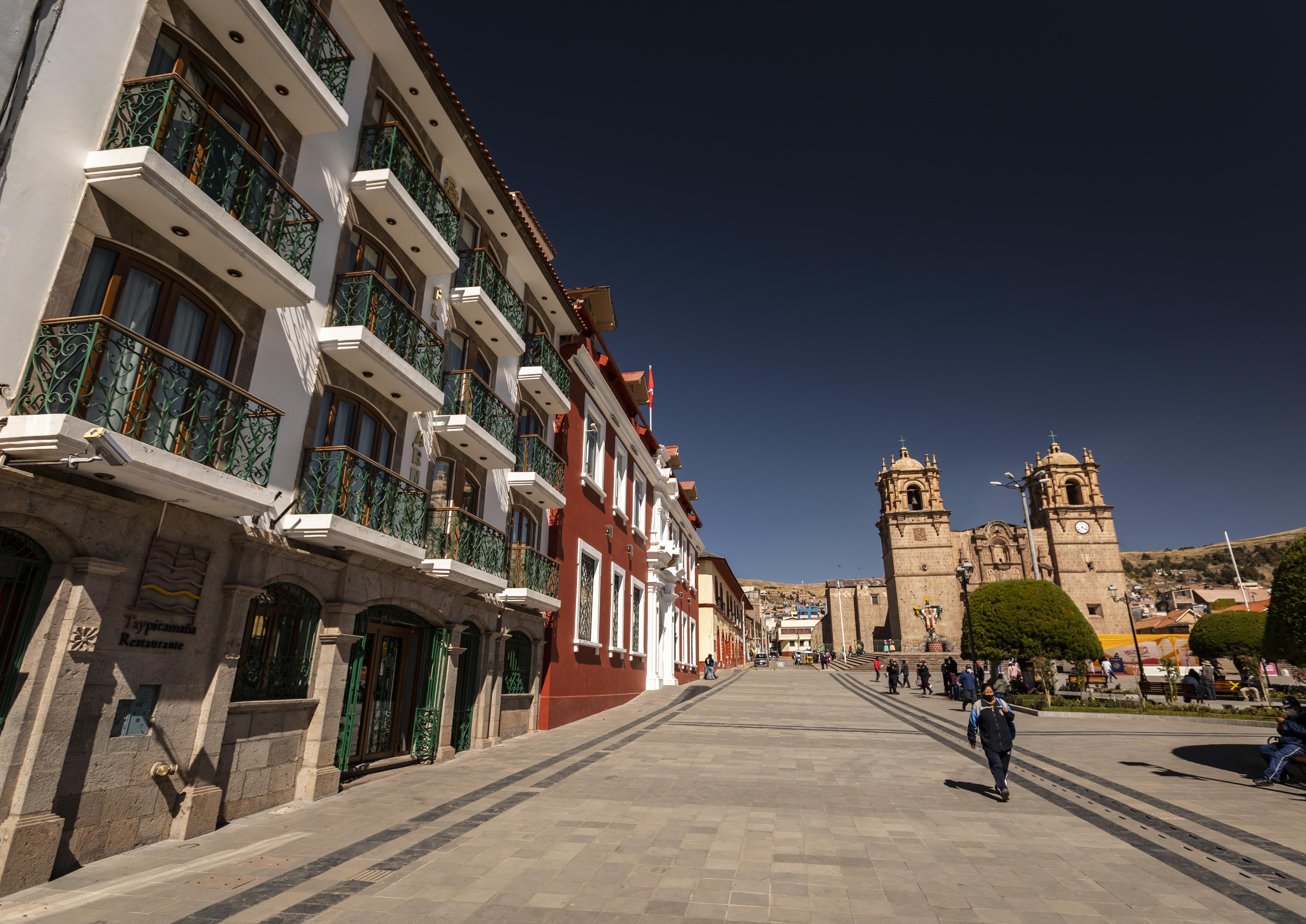Hotel Hacienda Plaza de Armas Puno Exterior foto